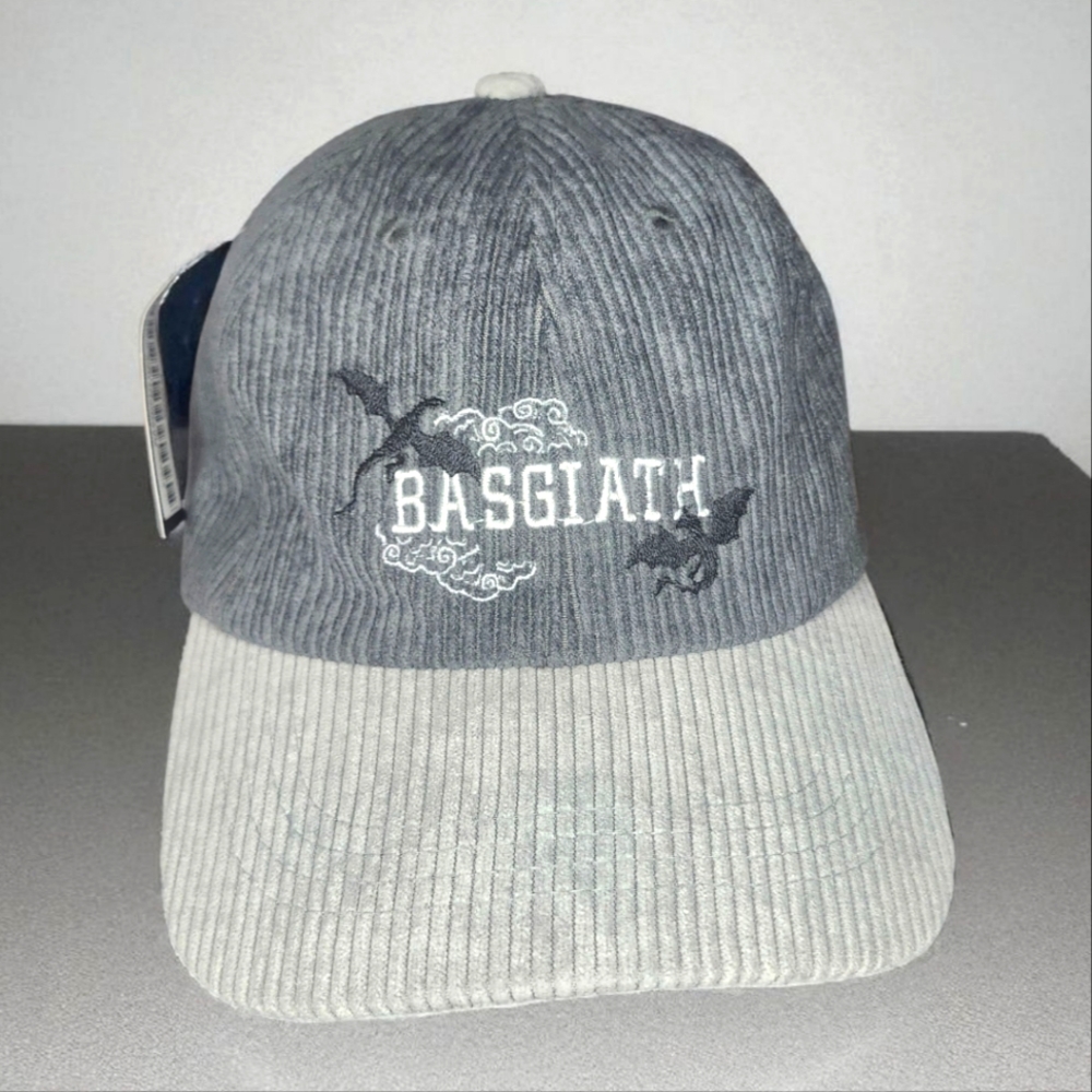 BASGIATH Gray Corduroy Baseball Cap